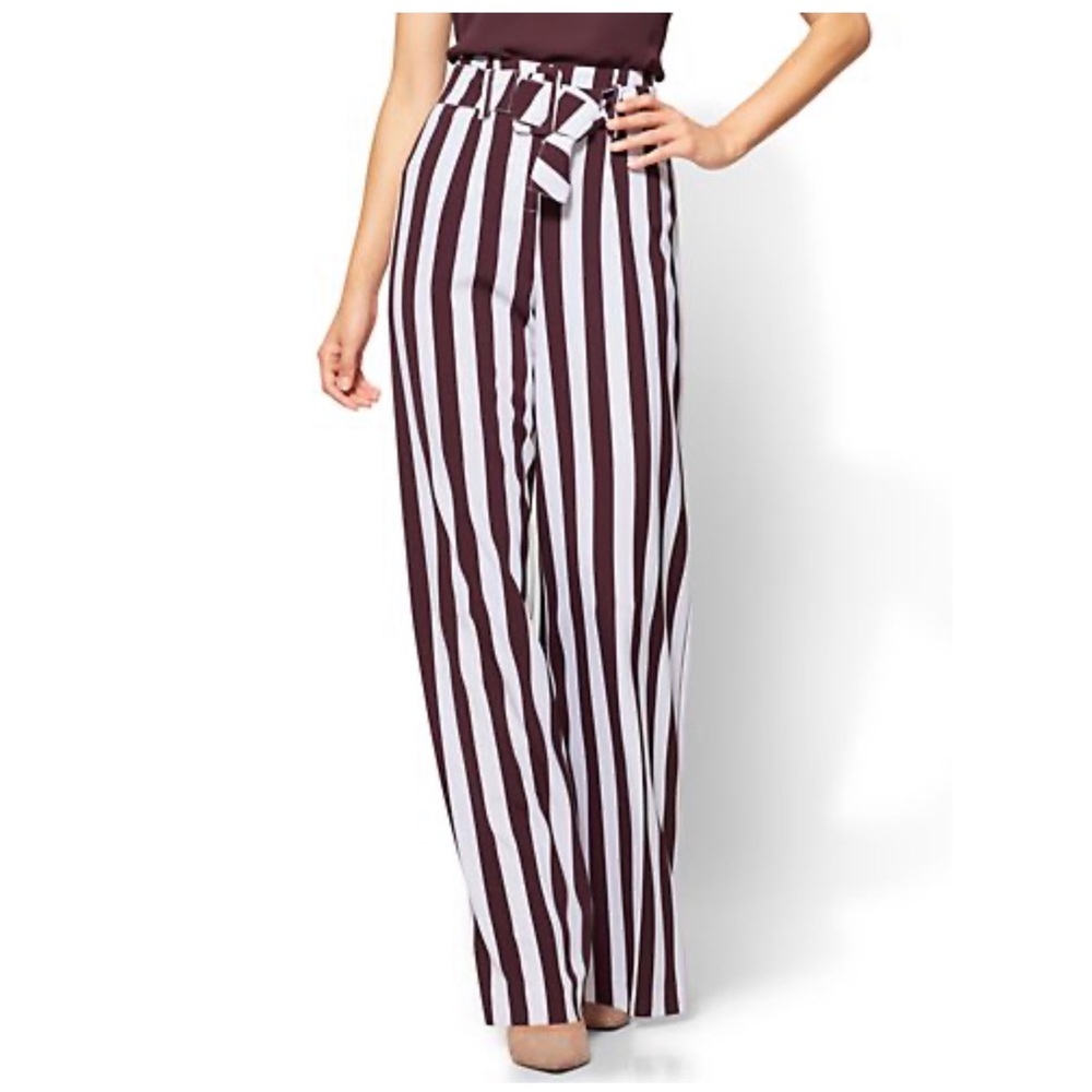 NY&CO Paperbag Waist Palazzo Pant